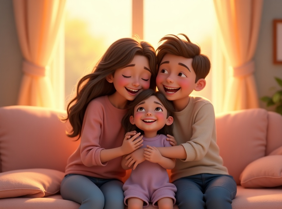 En familia